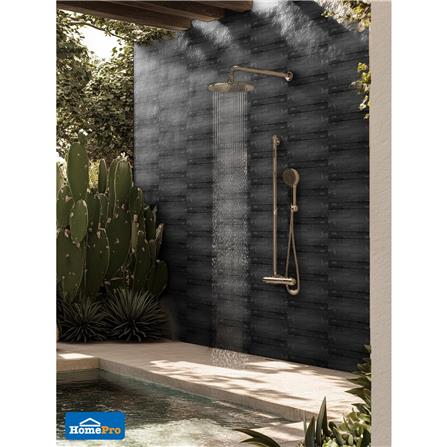 หินกาบ 10x30 ซม. หินโคราช จิ๊กซอว์สีดำแบบ 7 ชิ้น_9