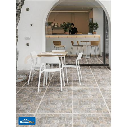 กระเบื้องพื้นพอร์ซเลน 59.8x59.8 ซม. TARA บี สโตน น้ำตาล A 1.07 ตร.ม._5