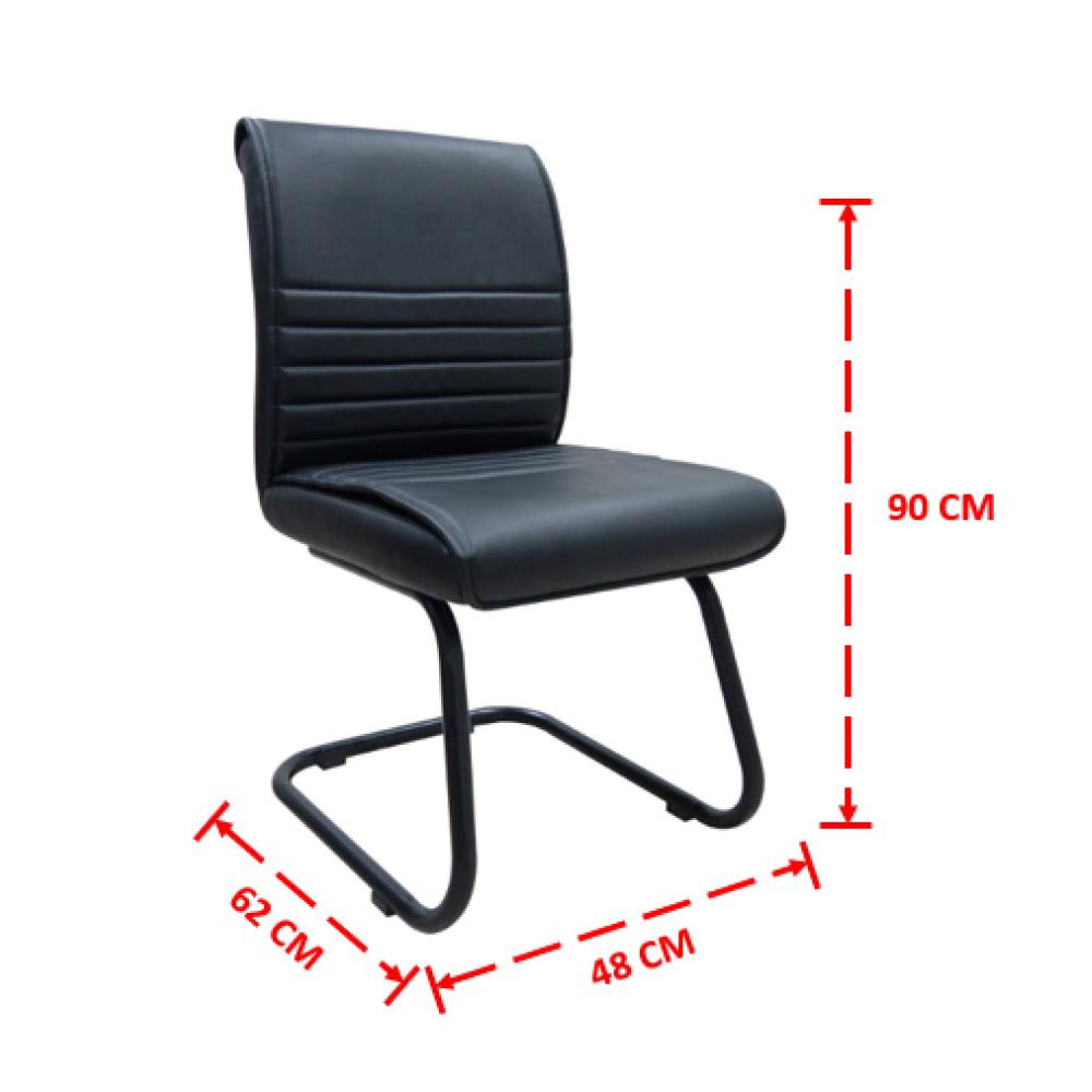 เก้าอี้รับรอง SURE GUEST PL-212 สีดำ