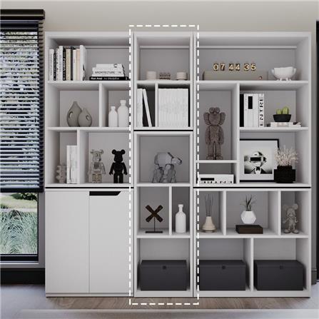 ชั้นวางของผสม SB FURNITURE KEITH 19227826 40 ซม. สีขาว_3