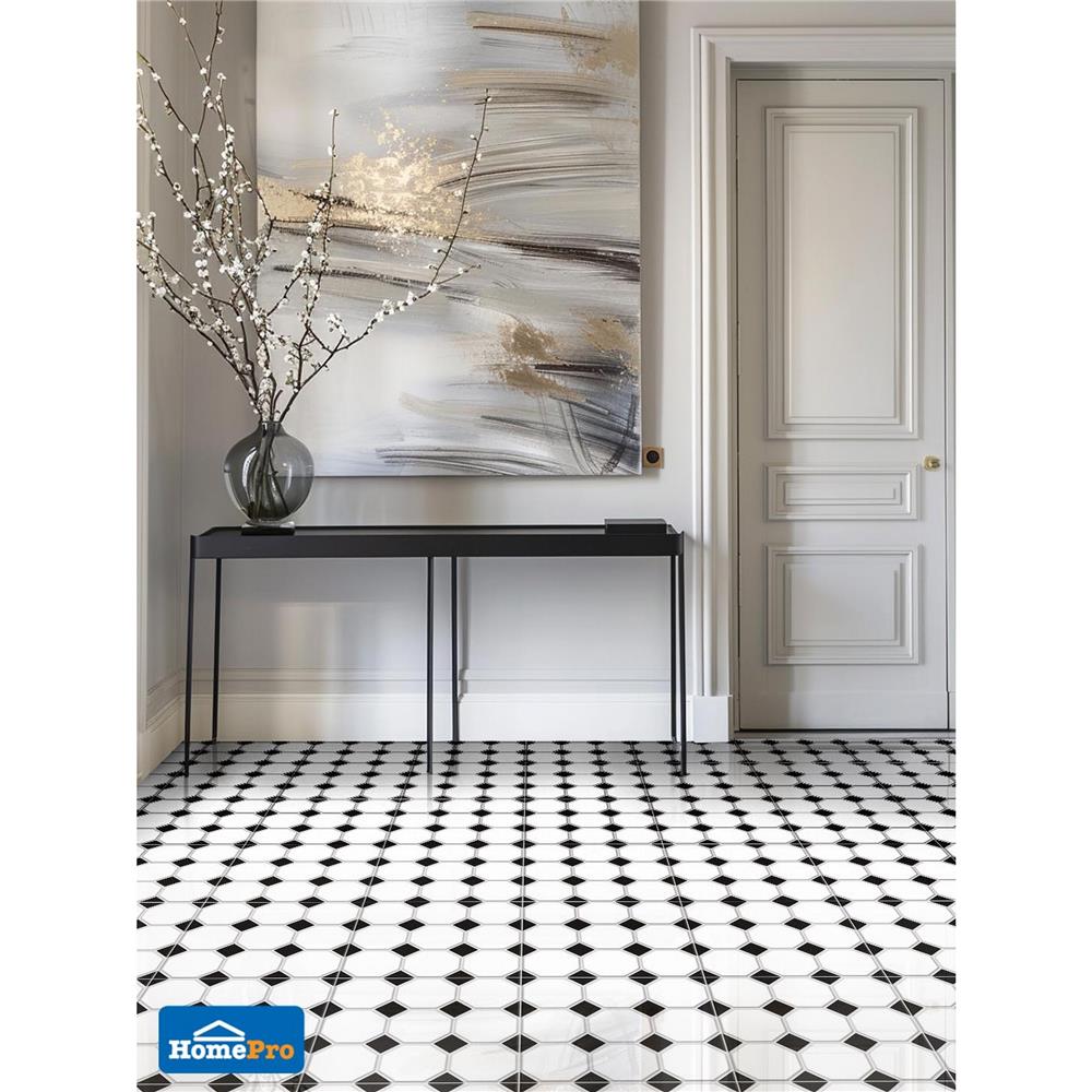 กระเบื้องพื้น 16x16 นิ้ว COTTO มิคาเอล ขาว PM 0.96 ตร.ม.