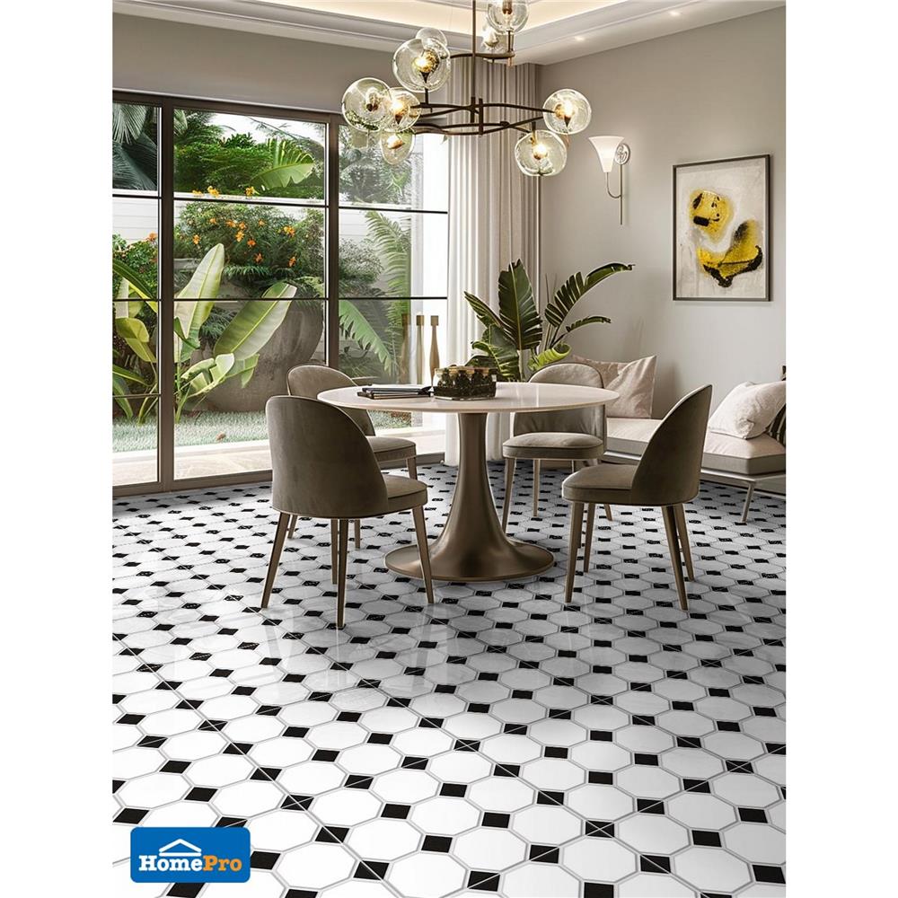 กระเบื้องพื้น 16x16 นิ้ว COTTO มิคาเอล ขาว PM 0.96 ตร.ม.