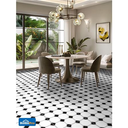 กระเบื้องพื้น 16x16 นิ้ว COTTO มิคาเอล ขาว PM 0.96 ตร.ม._4