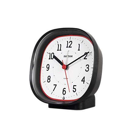 นาฬิกาปลุก RHYTHM 8RE674WR02 4X4 นิ้ว สีดำ_0