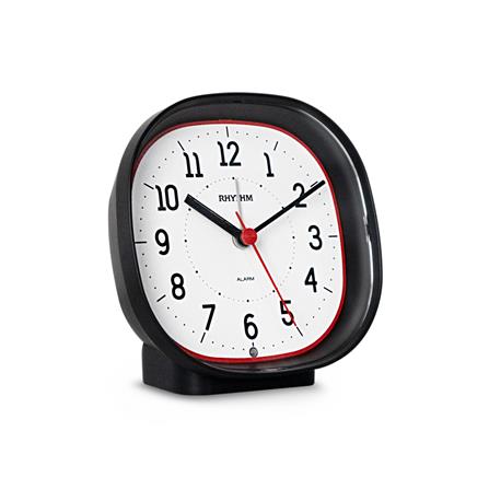 นาฬิกาปลุก RHYTHM 8RE674WR02 4X4 นิ้ว สีดำ_2