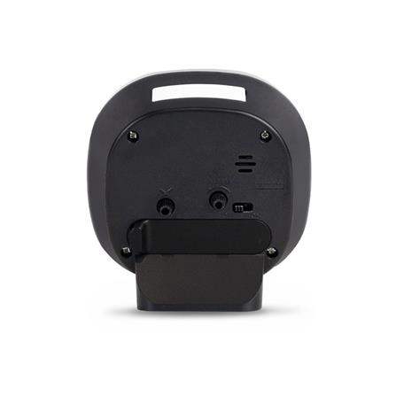 นาฬิกาปลุก RHYTHM 8RE674WR02 4X4 นิ้ว สีดำ_4