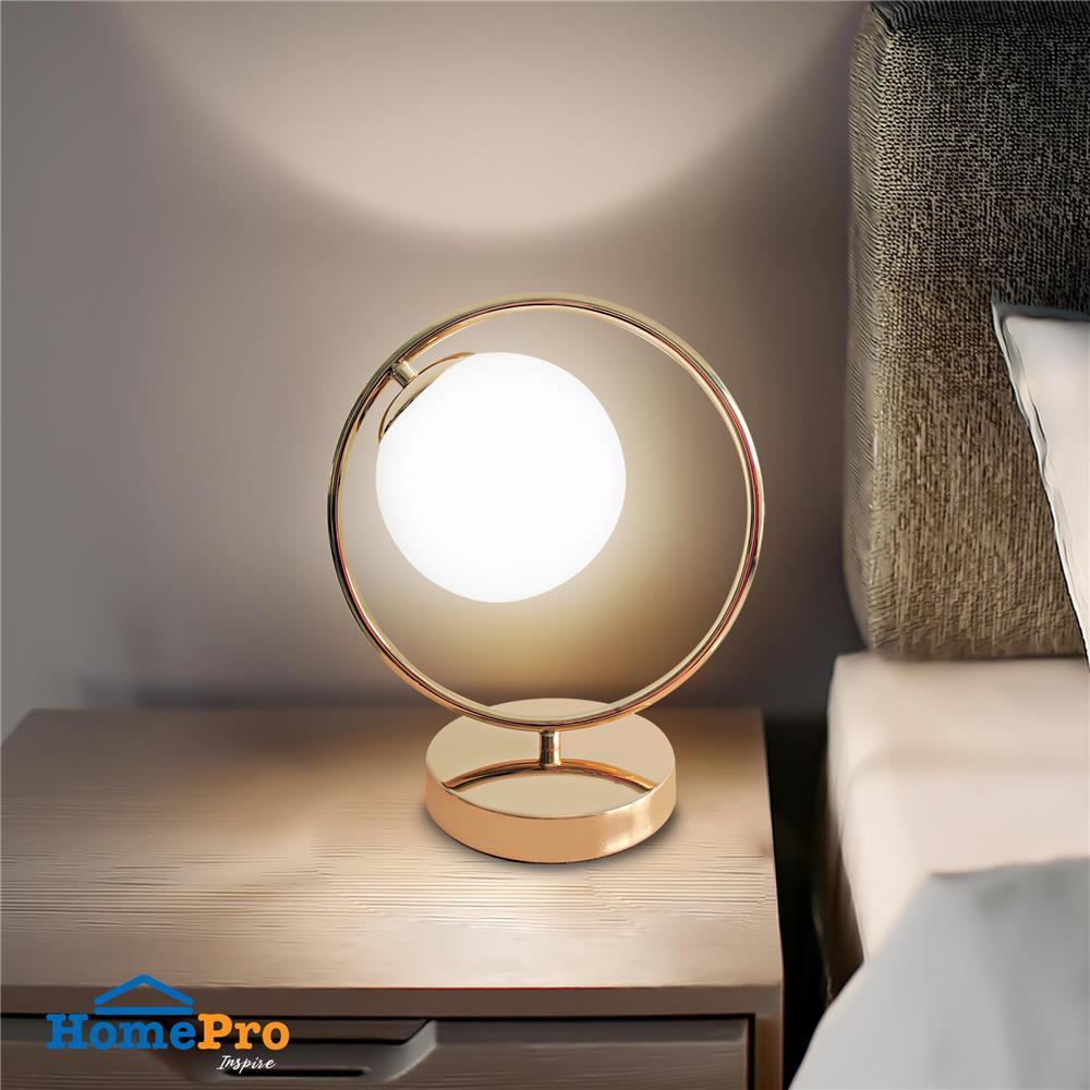 ไฟตั้งโต๊ะ CARINI MT2271 สีขาว/ทอง