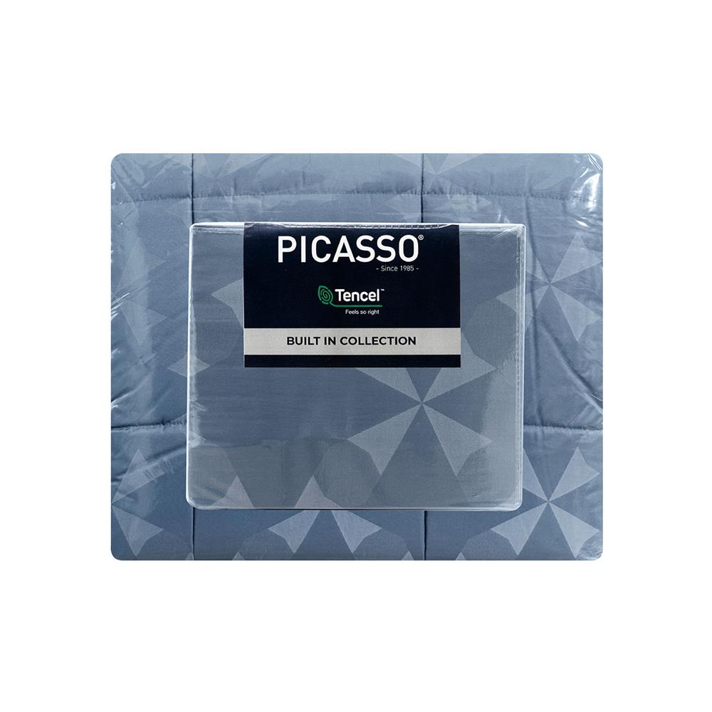ชุดผ้าปูที่นอน 6 ฟุต 6 ชิ้น PICASSO TENCEL สี HAVANA