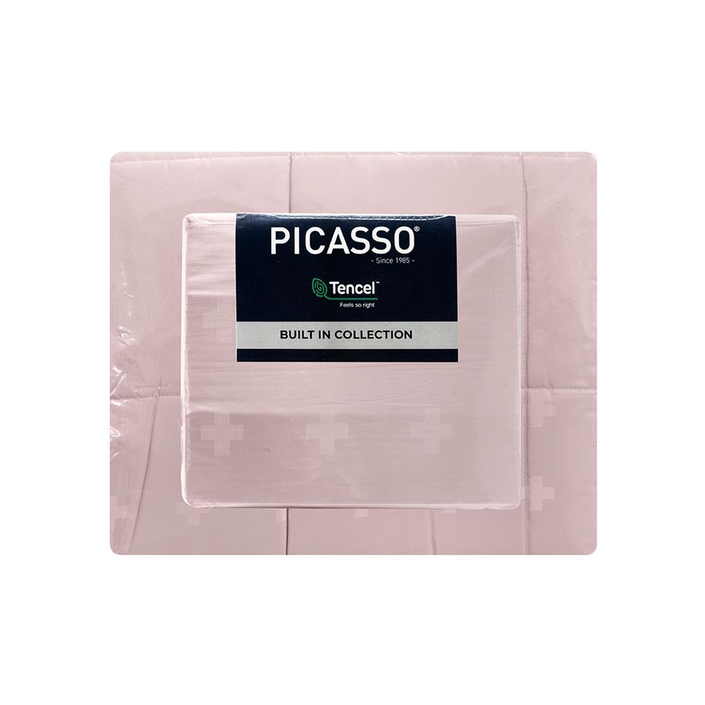 ชุดผ้าปูที่นอน 6 ฟุต 6 ชิ้น PICASSO TENCEL สี SOFIA