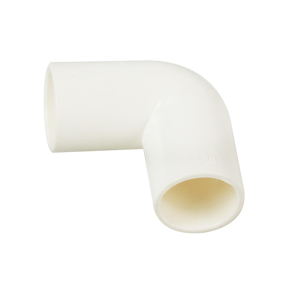 ข้อโค้ง 90 องศา PVC ตราช้างNPI 1/2 นิ้ว มาตรฐาน JIS สีขาว