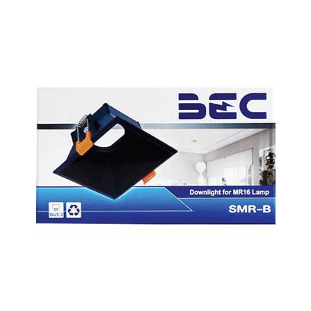 ดาวน์ไลท์ BEC SMR-B 4 นิ้ว สีดำ สี่เหลี่ยม_3