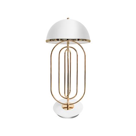 ไฟตั้งโต๊ะ CARINI MT23691 สีขาว/ทอง