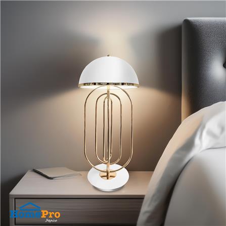 ไฟตั้งโต๊ะ CARINI MT23691 สีขาว/ทอง_4