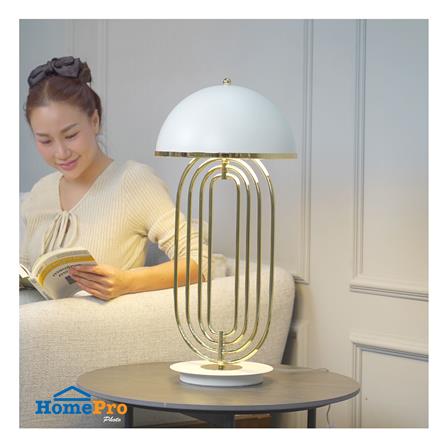 ไฟตั้งโต๊ะ CARINI MT23691 สีขาว/ทอง_5