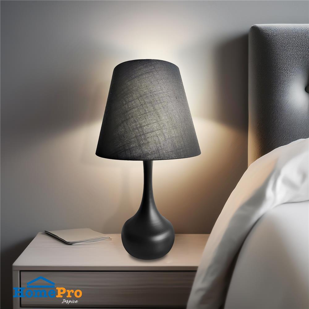 ไฟตั้งโต๊ะ CARINI MT23687BK สีดำ