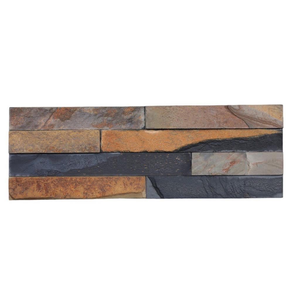 หินกาบ 10x30 ซม. หินโคราช จิ๊กซอว์สีสนิมแบบ 8 ชิ้น_0