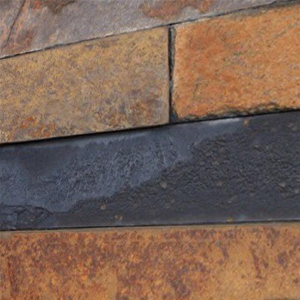 หินกาบ 10x30 ซม. หินโคราช จิ๊กซอว์สีสนิมแบบ 8 ชิ้น