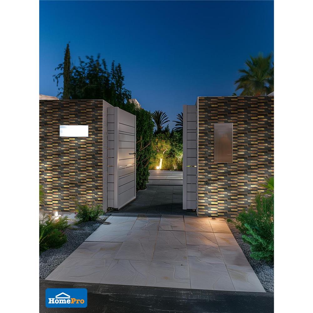 หินกาบ 10x30 ซม. หินโคราช จิ๊กซอว์สีสนิมแบบ 8 ชิ้น