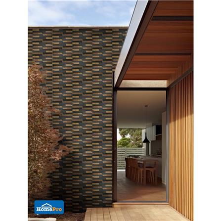 หินกาบ 10x30 ซม. หินโคราช จิ๊กซอว์สีสนิมแบบ 8 ชิ้น_8