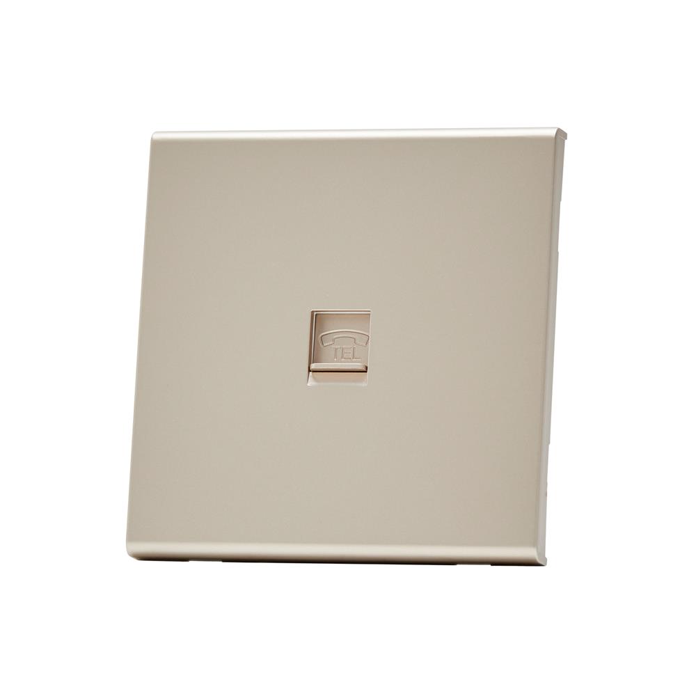 เต้ารับโทรศัพท์ SAHN 6P/4C D17-G สีทอง