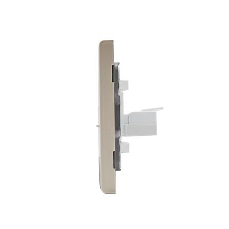 เต้ารับโทรศัพท์และคอมพิวเตอร์ SAHN 6P/6C D19-G สีทอง_3