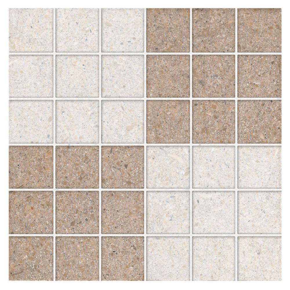 กระเบื้องพื้น 12x12 นิ้ว DURAGRES เวิลด์สโตน น้ำตาล A 1 ตร.ม.