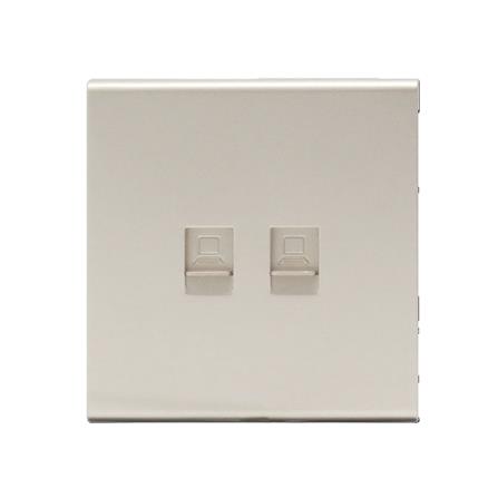 เต้ารับคอมพิวเตอร์คู่ CAT6 SAHN D37-G สีทอง_0