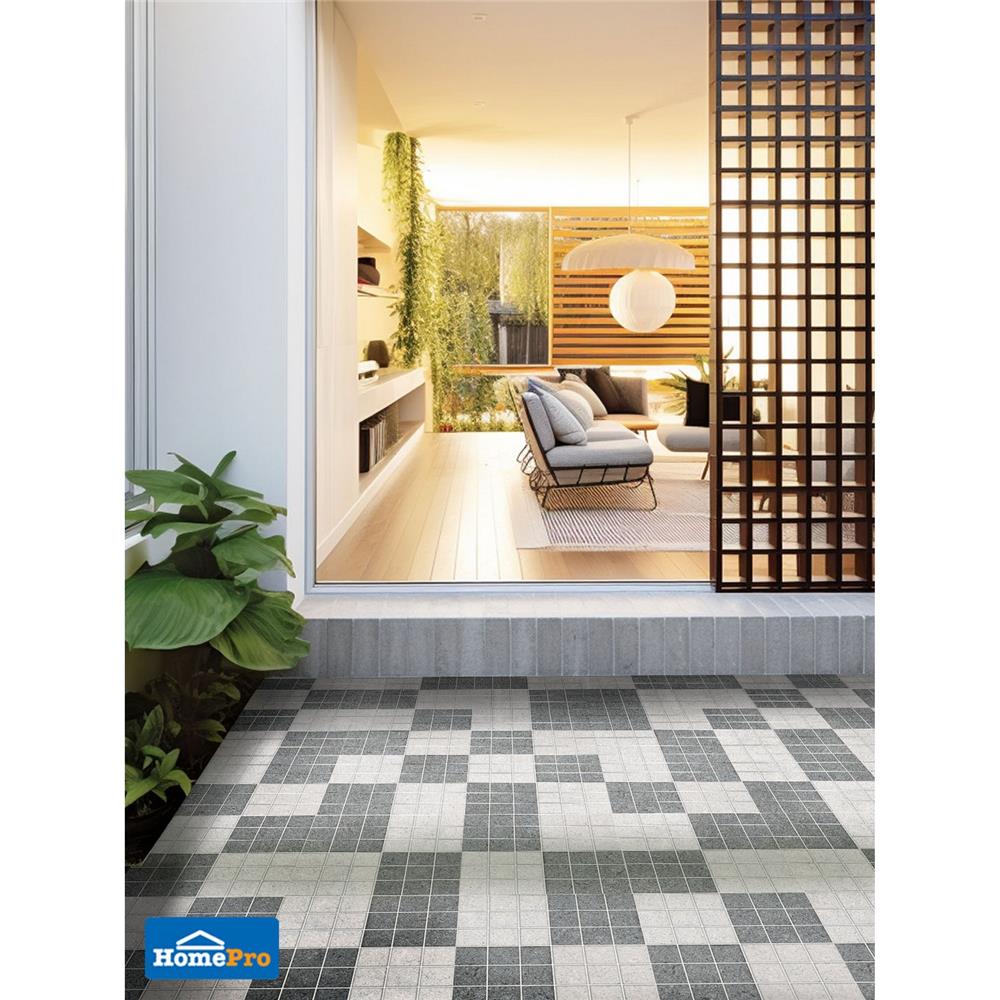 กระเบื้องพื้น 12x12 นิ้ว DURAGRES เวิลด์สโตน เทา A 1 ตร.ม.