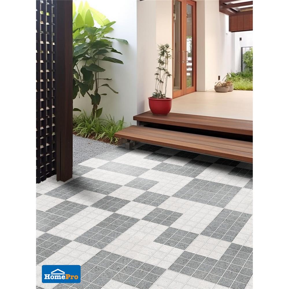 กระเบื้องพื้น 12x12 นิ้ว DURAGRES เวิลด์สโตน เทา A 1 ตร.ม.