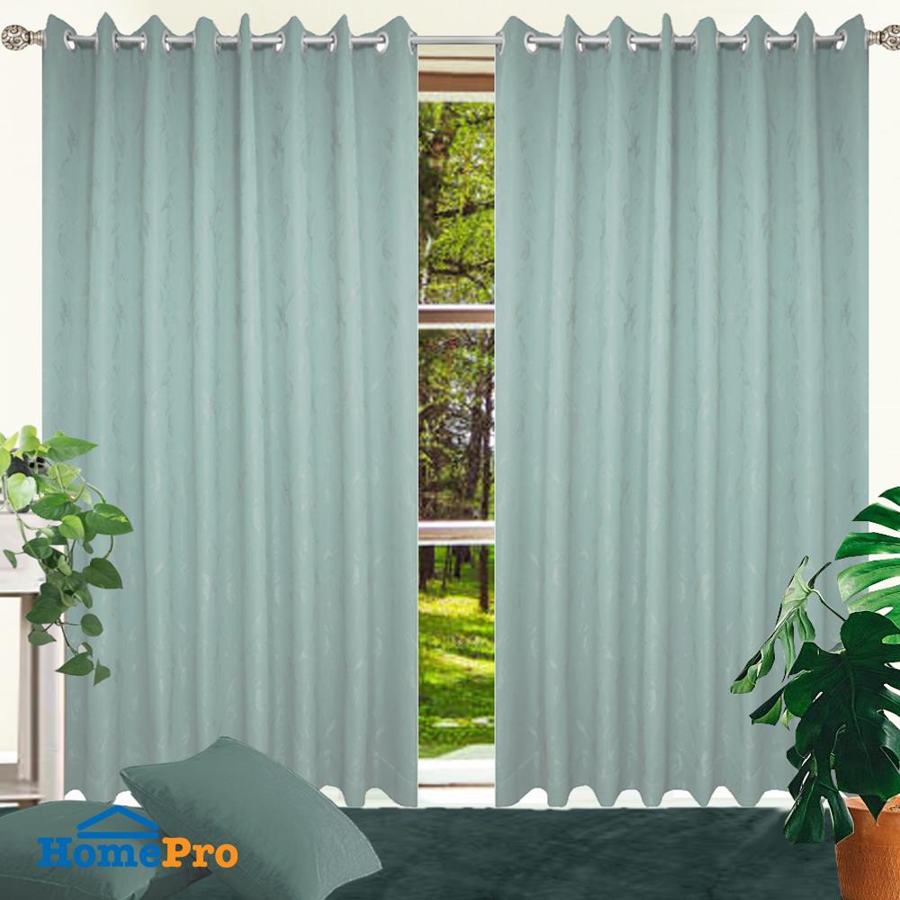 ผ้าม่าน EYELET BENETTA HAMBLE UV 270X220 ซม. สีเขียว