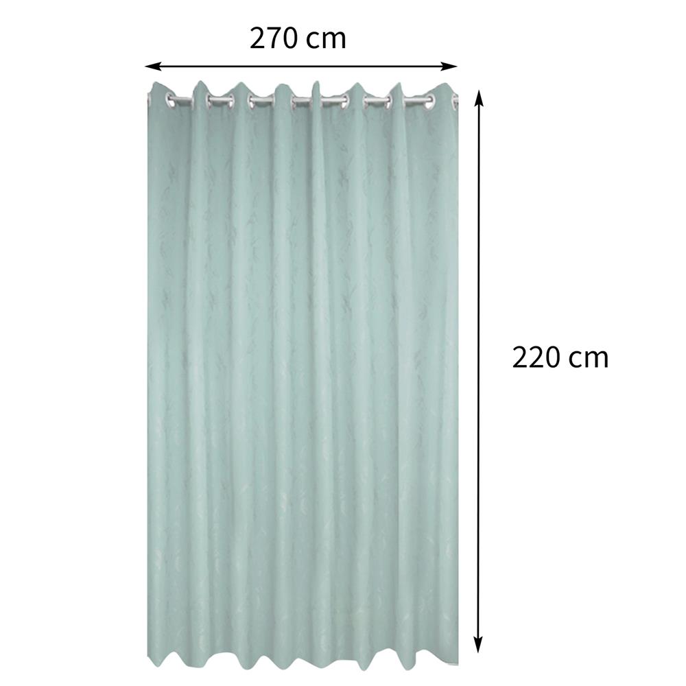 ผ้าม่าน EYELET BENETTA HAMBLE UV 270X220 ซม. สีเขียว