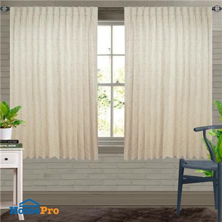 ผ้าม่านจีบ BENETTA BOSTON UV 140X160 ซม. สีครีม_4