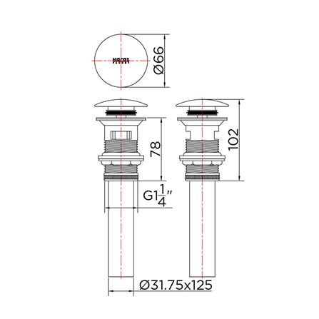 สะดืออ่างล้างหน้าแบบกด KARAT FAUCET KA-73-252-53_4