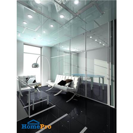 กระเบื้องพื้นพอร์ซเลน 60x60 ซม. TARA ซุปเปอร์แบล็ค นาโน ดำ PM 1.44 ตร.ม._4