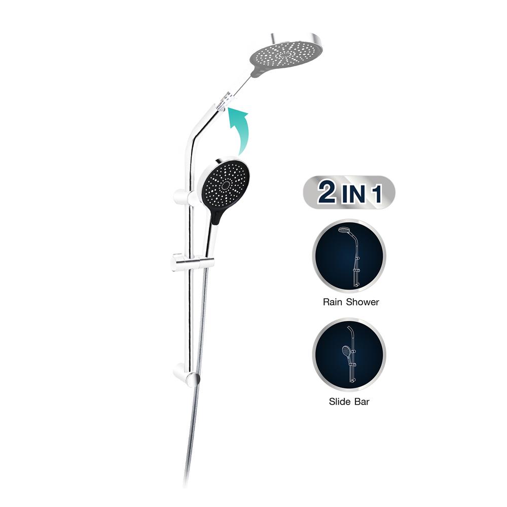 ฝักบัวราวเลื่อน HONS SBR01 สีโครม