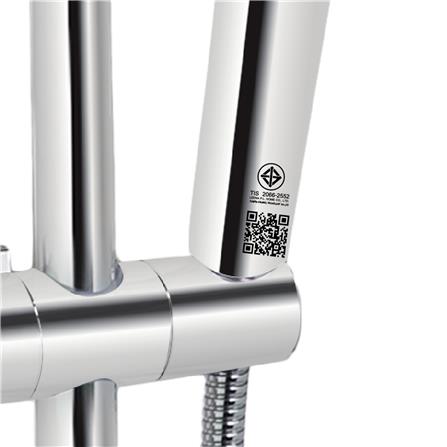 ฝักบัวราวเลื่อน HONS SBR01 สีโครม_6