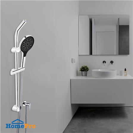 ฝักบัวราวเลื่อน HONS SBR01 สีโครม_4