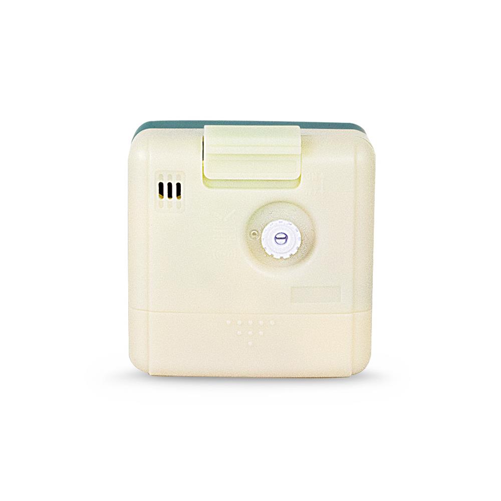 นาฬิกาปลุก RHYTHM CRE210NR05 2.3X2.3 นิ้ว สีขาว/เขียว