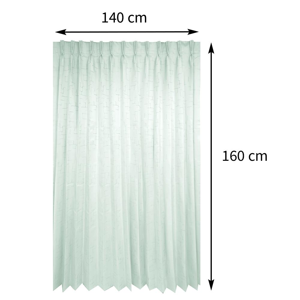 ผ้าม่านจีบ BENETTA BOSTON UV 140X160 ซม. สีเทา