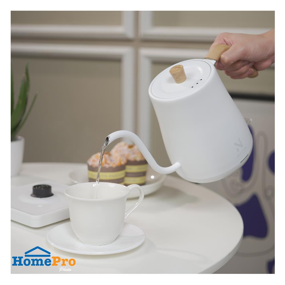 กาต้มน้ำไฟฟ้า NIKITO JMSH303 0.80 ลิตร สีขาว