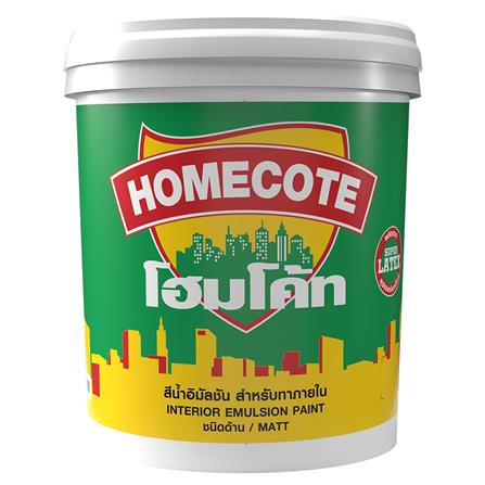 สีน้ำทาภายใน TOA HOMECOTE HC500 สีขาวมุก ด้าน 5 แกลลอน_0