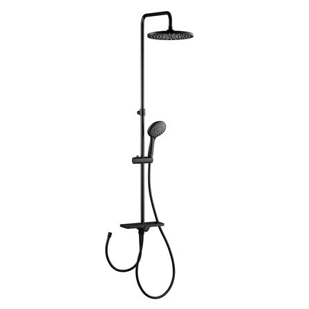 ฝักบัว RAIN SHOWER ผสม COTTO CT6216BL สีดำ