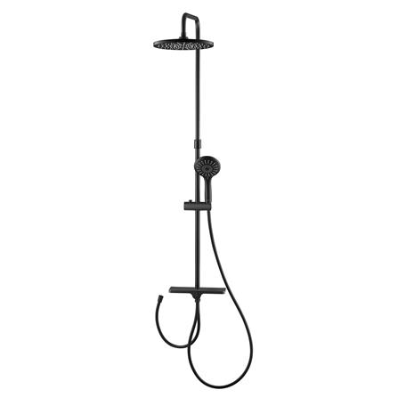 ฝักบัว RAIN SHOWER ผสม COTTO CT6216BL สีดำ_1