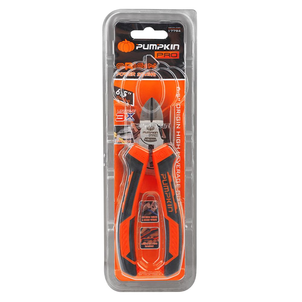 คีมปากเฉียง PUMPKIN ORIGIN PRO-CN165GA 17794 6.5 นิ้ว