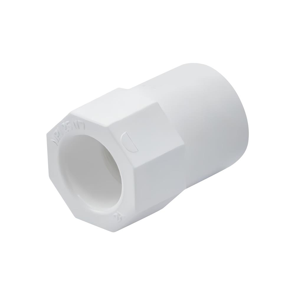 ข้อต่อเข้ากล่อง PVC ตราช้างNPI 3/8 นิ้ว มาตรฐาน JIS สีขาว