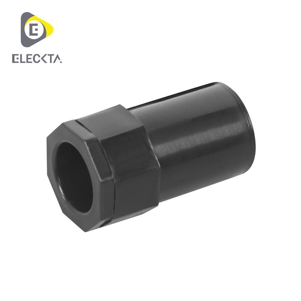 ข้อต่อเข้ากล่อง ELECKTA 25 มม. สีดำ แพ็ก 4 ชิ้น