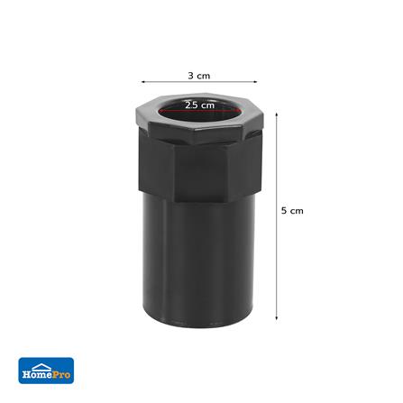 ข้อต่อเข้ากล่อง ELECKTA 25 มม. สีดำ แพ็ก 4 ชิ้น_3