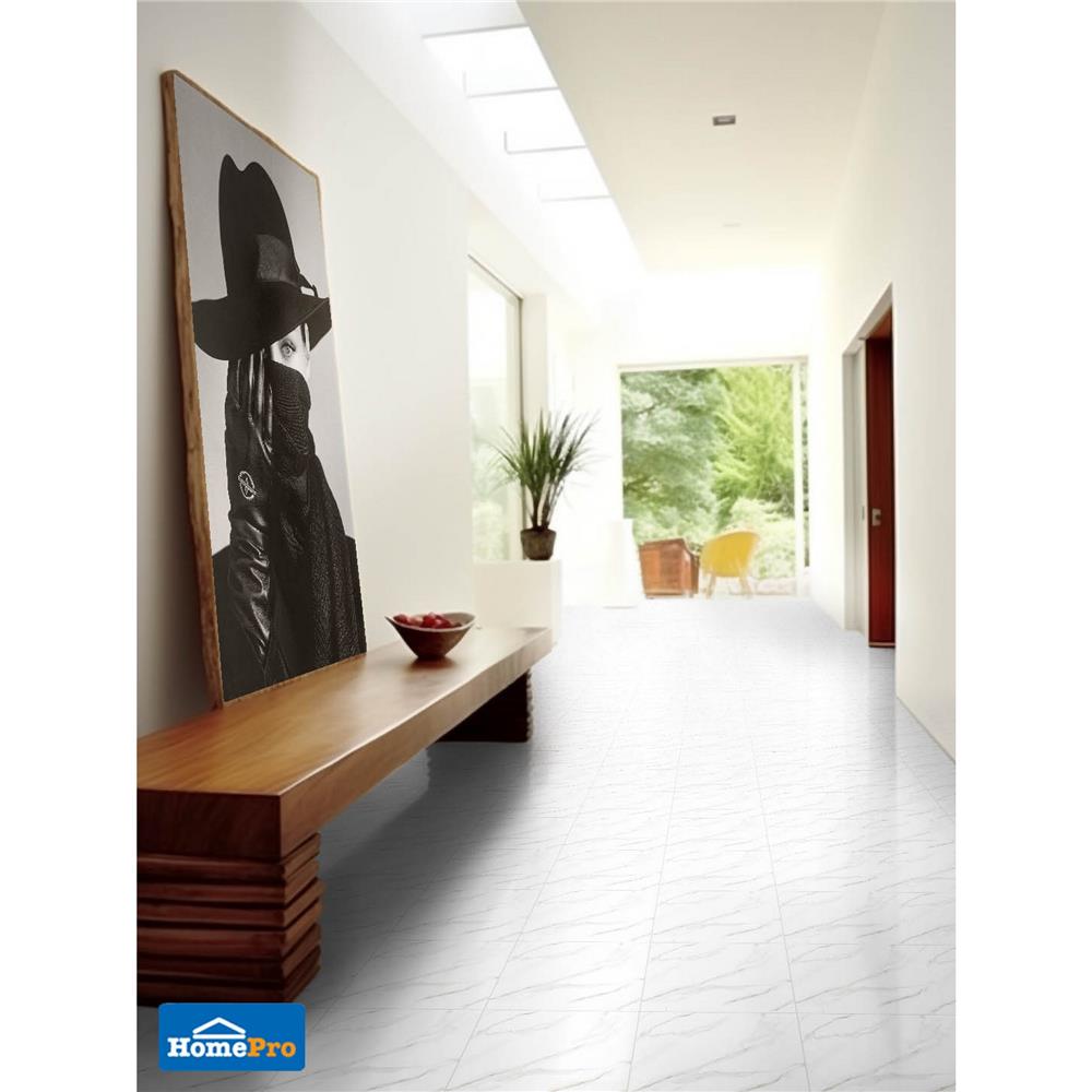 กระเบื้องพื้น 12x12 นิ้ว ภูผา ลานระวี ขาว PM 1 ตร.ม.