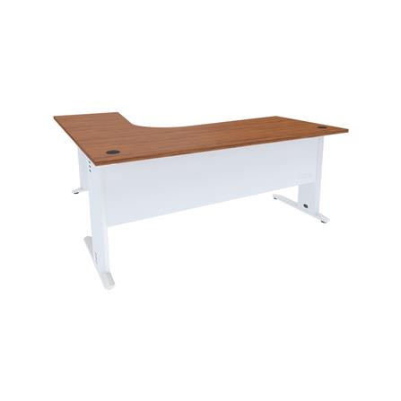 โต๊ะทำงานเข้ามุมขวา SURE ZEBRANO PLUS ZDK-1818R 180 ซม. สีไม้เข้ม_1