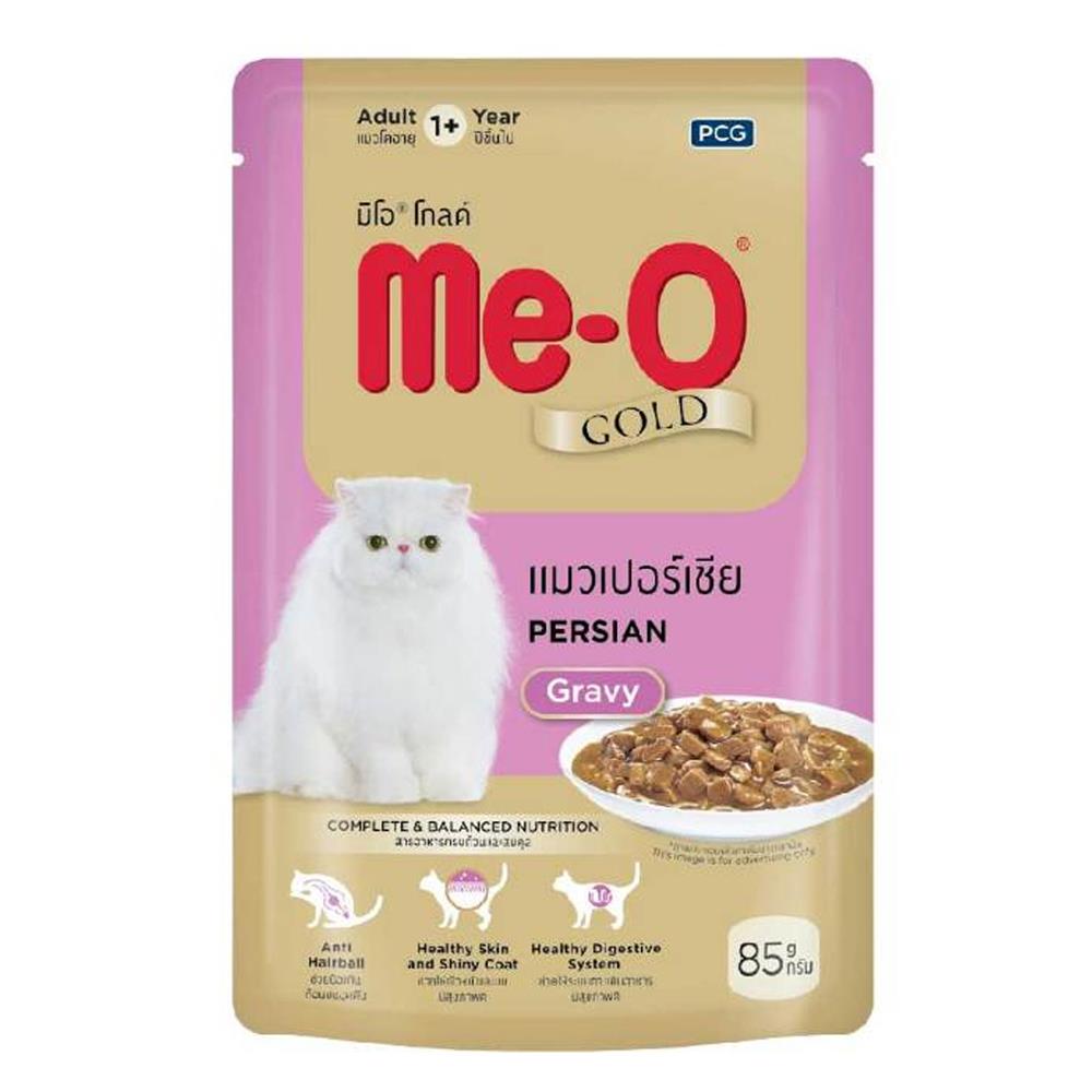 อาหารเปียกแมว MEO GOLD PERSIAN GRAVY 85 ก.